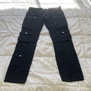 Zara Black Cargo Jeans
